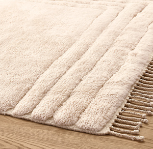 Handmade Wool Hand Knotted Jacquard High Moroccan Rug Modern Luxury Eco-friendly Non-Slip Custom Design Floor Covering for Home - Product Image 3