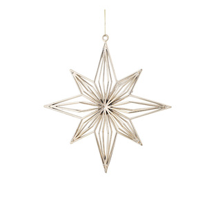 Adornos Navideños de Plástico Dorado Electrochapado con Forma de Copo de Nieve y Reno para Decoración de Árboles de Navidad - Product Image 6