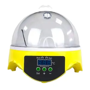 Mini incubatrice per uova 7 uova capacità incubatrice covata macchina pollo anatra incubatrice per uova incubatrice automatica elettronica