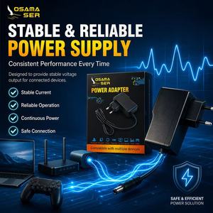 OSAMA SER 12V 1A Power <b>Adapter</b> DC Output Universal AC/DC Switching Supply Stable Reliable Power Adaptor Protection Safety System - Product Image 3