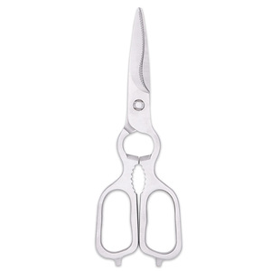 Ciseaux de cuisine en acier inoxydable, lame de 3 pouces pour couper le poisson et la viande, conception intégrée tout en acier, lavable au lave-vaisselle - Product Image 4