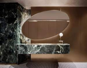 Meuble sous-vasque de salle de bain en marbre <span class=keywords><strong>vert</strong></span> Refine Stone Italian Verde Alpi - Product Image 3