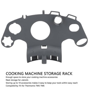 Support de rangement pour ustensiles de cuisine pour <span class=keywords><strong>Thermomix</strong></span> <span class=keywords><strong>TM5</strong></span>/6, accessoires d'organisation, économiseur d'espace sur le comptoir, support pour spatule - Product Image 3