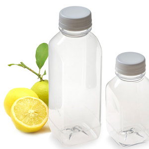 8oz 16oz Clear PET Empty Juice Plastic Bottle