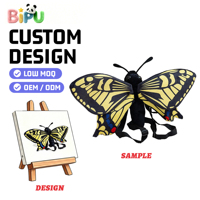 Sacs en peluche personnalisés de marque BIPU, vente en gros d'usine, sac à dos coccinelle en peluche rembourré de coton PP, animal en peluche personnalisé unisexe 2-4 ans