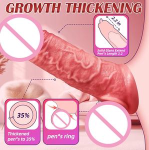 Sexspielzeug Sicherheit Silikon Realistisches <span class=keywords><strong>Dildo</strong></span> Kondom für Männer Verzögerung Ejakulation Schwanz Männlich Penis Ärmel Extender - Product Image 4