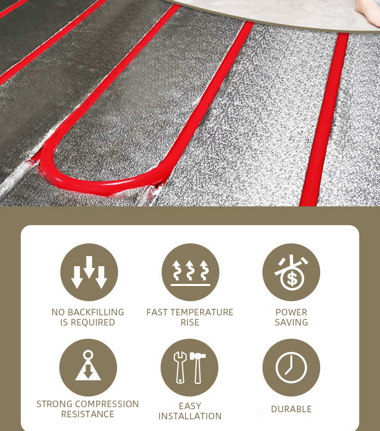Durable Underfloor Heating Insulation Boards In Floor Heat Foam Board 30mm