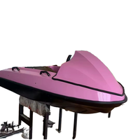 Tendance : Fibre de verre haute vitesse pour jet ski, karting électrique à batterie lithium, bateau 50 km/h, 1 place, divertissement aquatique