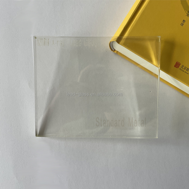 ISO 13485 Radiation Shielding Leaded Glass Window 8mm 10mm 12mm Leaded Glass for X-Ray