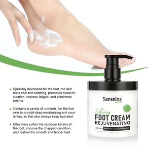 Crème hydratante bio pour les pieds, réparation des peaux sèches, réparation des talons fendillés, crème pour les mains et les pieds - Product Image 5