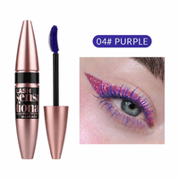 Mascara pour cils volumineux, longue tenue, imperméable, à effet de cils épaissis et recourbés, avec logo personnalisé, très vendu
