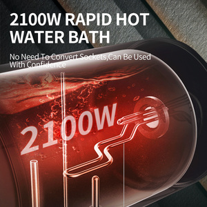 <span class=keywords><strong>Chauffe</strong></span>-<span class=keywords><strong>eau</strong></span> électrique intelligent à accumulation pour la maison, 50L 80L <span class=keywords><strong>100L</strong></span>, en acier inoxydable, classe d'efficacité énergétique, 2100W, montage mural, pour cuisine - Product Image 6