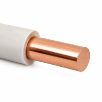 Fil de cuivre massif BV 35mm² isolé PVC 450/750V, câble électrique unipolaire de distribution de puissance, marque JHJD, norme IEC60227