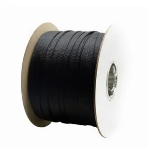 Sarung kawat listrik, lengan kepang nilon merenggang UV untuk kabel Harness manajemen isolasi