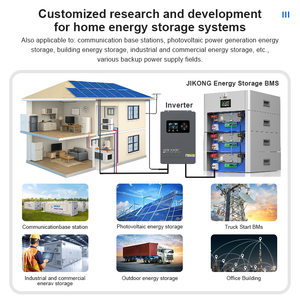 JIKONG BMS PB2A16S20P JKBMS 200A Energiespeicher-Wechsel richter Bms 16S 8S für Lithium-Ionen-Akku für Lifepo4-Akku BMS 48V 24V - Product Image 5