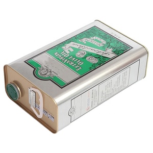 Lata de Metal Cuadrada de 3L para Envasado de Alimentos, de Alta Calidad, Apta para Aceite de Oliva, en Oferta - Product Image 2