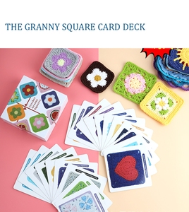 <span class=keywords><strong>Crochet</strong></span> Granny hình vuông thẻ sàn thiết lập 20 mix & phù hợp với thiết kế cho người lớn và người mới bắt đầu DIY dệt kim thẻ mẫu <span class=keywords><strong>Crochet</strong></span> công cụ - Product Image 2