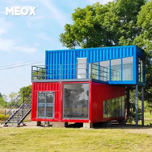 MEOX Customized 20 40FT ISO Apartment hostel hotel shipping Office container house