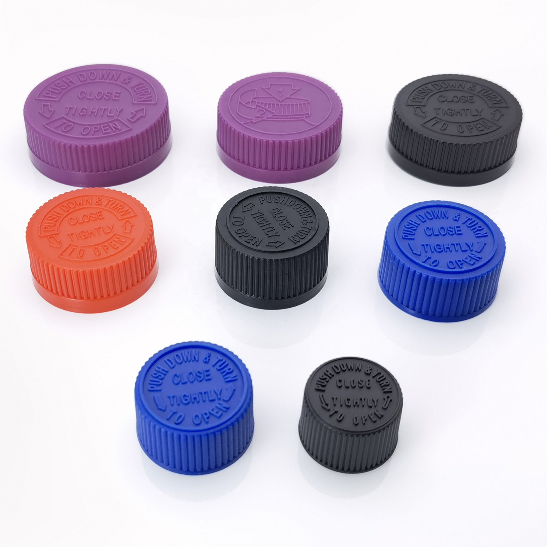 lids  bottle caps  closures manufacturer 20/24/28/32/38/43/53/89mm child resistant cap child proof cap