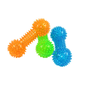 Hot Bán Bền Tpr Xương Hình Con Chó Squeaky Vật Nuôi Đào Tạo Chew Bóng Mềm Gai Bóng Răng Làm Sạch Âm Thanh Chew Con Chó Đồ Chơi - Product Image 4