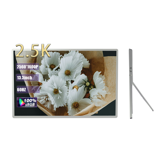 13.3 Inch 2k Thin FHD 2560P IPS Screen Type-C HD PC Phone Switch Attachable Portable Screen Monitor for Laptops