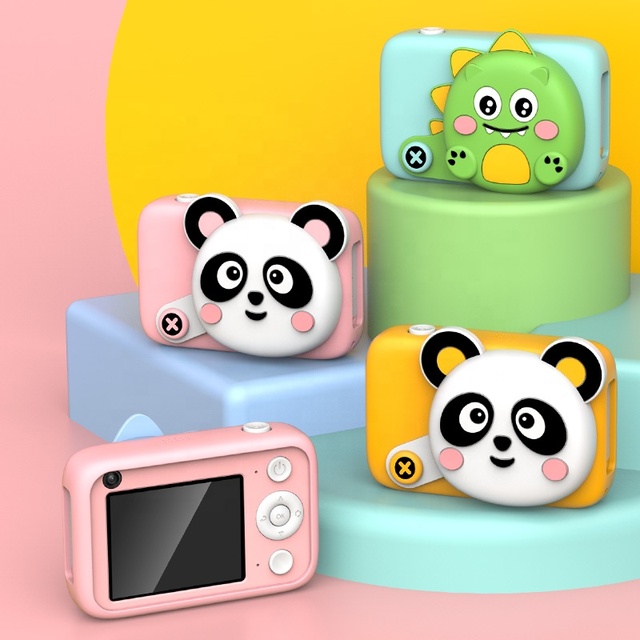 Customized Children's Kid Camera Video Selfie Dual Camera Toys 2.4 Inch Kids Mini HD Digital Children Camera Silicone