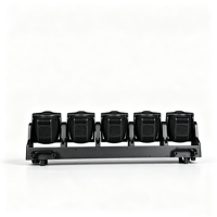 5x120W Tornado Light Beam, LC Deuxième Génération, DMX512, Convient pour les mariages, les fêtes et les scènes de bars