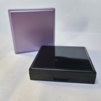 Contenants de rangement pour maquillage en plastique carrés compacts OEM, palette de fards à paupières 4 couleurs, emballage cosmétique pour maquillage