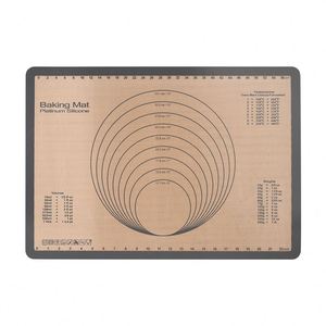 Tapis de cuisson en silicone et fibre de verre antidérapant, personnalisé, pour la pâtisserie, résistant aux aliments, pour la cuisson au four, vente en gros - Product Image 1