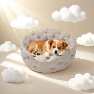 2025 nueva moda estilo escandinavo protector sostenible lavable Linda cama para gatos diseño minimalista para gatos y perros de interior cama para mascotas - Product Image 4
