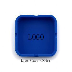 Cendrier carré en silicone le plus vendu, résistant aux chutes et aux hautes températures, logo personnalisable, cendrier durable prêt à offrir - Product Image 3