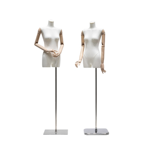 Maniquí <span class=keywords><strong>de</strong></span> Alta Gama para <span class=keywords><strong>Ropa</strong></span> <span class=keywords><strong>de</strong></span> Mujer, Maniquí <span class=keywords><strong>de</strong></span> Cuerpo Entero con Hombros Planos, Tipo Colgante, para Exhibición en Escaparates - Product Image 5