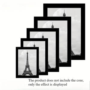 באיכות גבוהה בעבודת יד שחור a4 מסגרת תמונה אירופאית סגנון מפעל הסיטונאי להתאמה אישית לוגו uv גודל 8x10 - Product Image 2