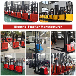 High Quality 1 Ton 1.5 Ton 2.5m 1.5m Long Fork Lifting Forklift <b>Pallet</b> Truck Stacker Small Battery Electric Stacker for Sale - Product Image 4