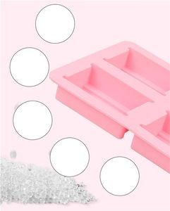 Easy to Demoulding Large 6 Cavity Rectangular Silicone <b>Soap</b> <b>Mold</b> LFGB Non Stick Custom Silicone <b>Soap</b> <b>Molds</b> - Product Image 3