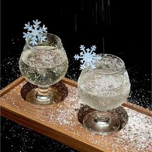 <span class=keywords><strong>Verre</strong></span> <span class=keywords><strong>à</strong></span> vin court classique transparent, soufflé <span class=keywords><strong>à</strong></span> la main, design simple de bar, poignée épaisse, gobelet pour vin rouge, jus, cocktail, vaisselle - Product Image 3