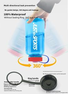 Botella de Agua Deportiva Tritan Ecozen con Logotipo Personalizado al por Mayor, Botella de Plástico sin BPA para Gimnasio, Regalos Promocionales para Exteriores - Product Image 5