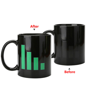 Lưu Niệm Không Có Tối Thiểu 11 Oz Biểu Tượng Tùy Chỉnh In Màu Đen Thay Đổi Mới Lạ Ma Thuật Gốm Cốc Cà Phê - Product Image 4