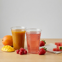 Offre Spéciale – Gobelets rectangulaires jetables en PP transparent de 1000 ml à paroi simple, qualité alimentaire, avec impression de logo personnalisé pour les boutiques de donuts