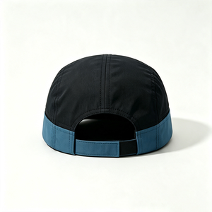 Men Color Block Quick Dry 5 Panel <b>Canvas</b> Sublimation Printed Sport Cap Zipper Pocket Lightweight Outdoor Camp Hat Camping - Product Image 3