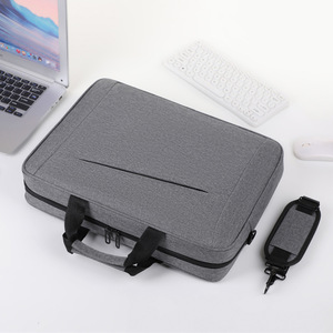 Sac à bandoulière unisexe pour ordinateur portable, grande capacité, étanche, rigide, écologique, pour le bureau et le travail, nouveau modèle - Product Image 2