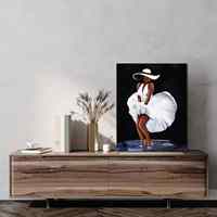Lienzos Predibujados de 8x10 Pulgadas con Marco de Madera, Precio Económico al por Mayor, Impresión UV Ecológica para Pintar, Lienzos Pre-estirados para Pintar