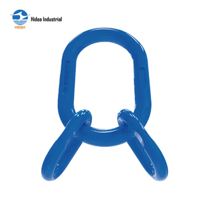 HIDEA Maillon maître oblong en acier allié robuste <span class=keywords><strong>de</strong></span> <span class=keywords><strong>3t</strong></span> à 39,9t avec <span class=keywords><strong>anneau</strong></span> <span class=keywords><strong>de</strong></span> <span class=keywords><strong>levage</strong></span> à sub-liaison G100, ensemble <span class=keywords><strong>de</strong></span> maillon maître - Product Image 1
