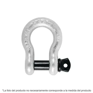 4 unità di grilli 5/16 \ "forgiato in acciaio a scatto e arco incatenati ad anello D per il sollevamento per applicazioni minerarie-feroce - Product Image 1