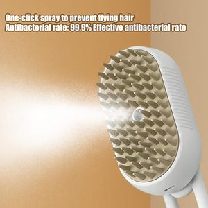 Nouvelle brosse vapeur pour chien et chat 3 en 1, portable, pour enlever les poils d'animaux, brosse à vapeur électrique pour poils de chat - Product Image 2