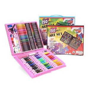 Ensemble d'art LISI 150 pièces avec chevalet double face, pastels à l'huile, crayons de couleur, emballage plastique, option de <span class=keywords><strong>logo</strong></span> personnalisé pour le dessin - Product Image 1