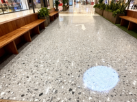 Dalles de terrazzo sans joint de luxe personnalisées, résistantes aux taches, en pierre artificielle pour hôtels 5 étoiles et appartements haut de gamme