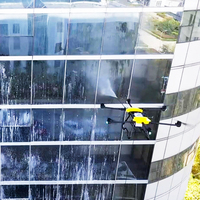 Drone de nettoyage à haute pression à eau froide Joyance, en alliage d'aluminium, jet d'eau de précision, entretien professionnel des fenêtres en hauteur