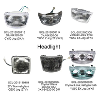 3KJ-84320-00 DM Lampe frontale d'usine Assy. Accessoire moto phare en verre cristal JOG50 3KJ Personnaliser le phare avant