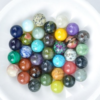 Vente en gros de sphères de quartz rose de 20 mm, non percées, pour la guérison par le Reiki, cristal non poreux, boule de pierre précieuse Feng Shui, cristal naturel en vrac